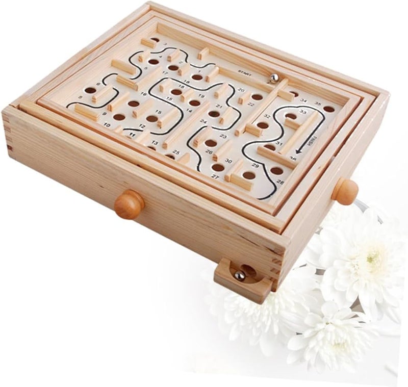 لعبة لغز خرز خشبي للأطفال نشاط تعليمي لعبة تعلم تنمية للأعمار من 3 سنوات فما فوق - Image 5